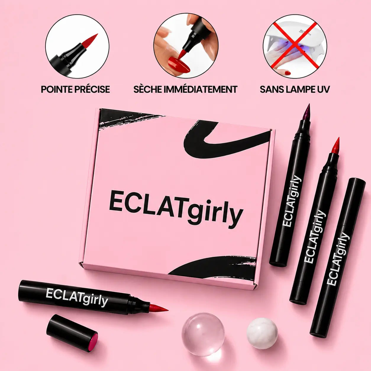 5 stylos vernis à ongles sans lampe UV | ECLATgirly