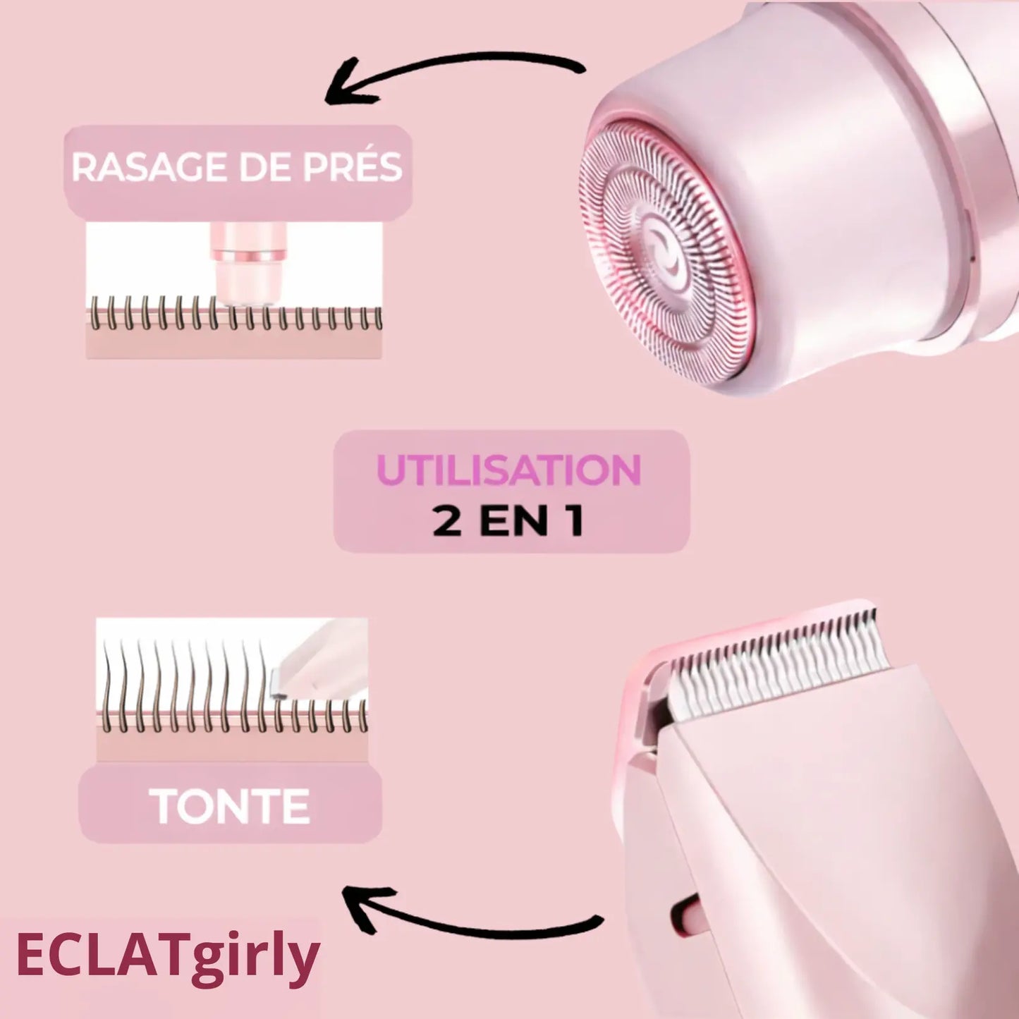 Le Trimmer Corporel 2-en-1 ECLATgirly